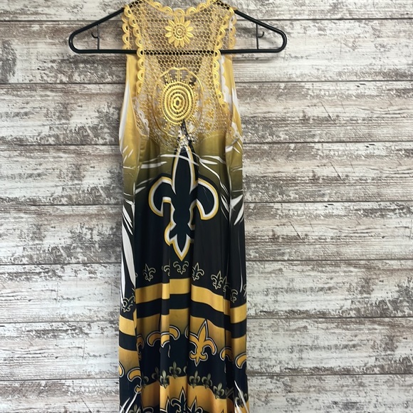 Go Saints Who Dat Club PARTY Dress size small - Picture 2 of 5